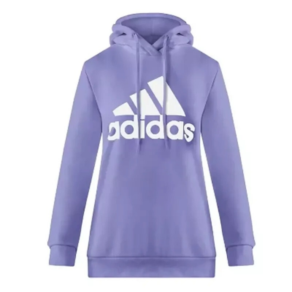 NWT Adidas Women's Big Logo Hoodie Purple XS